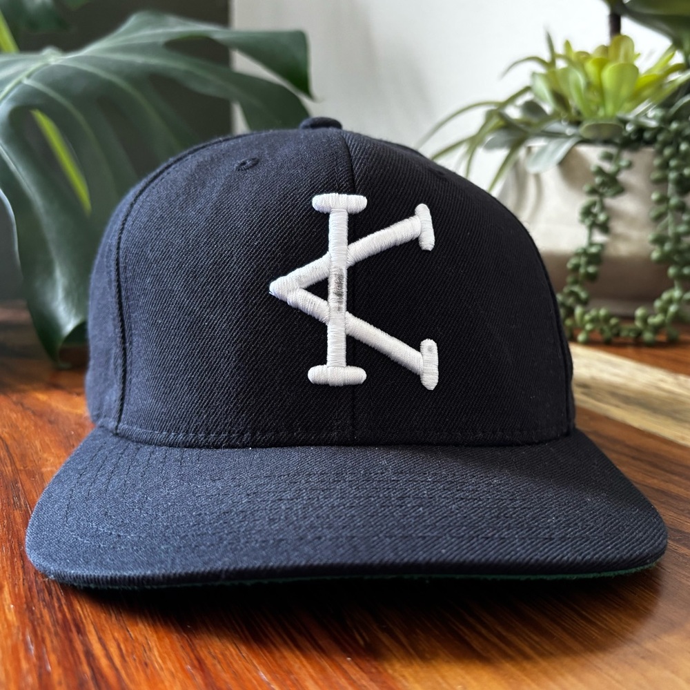 Kids Black Baseball Cap